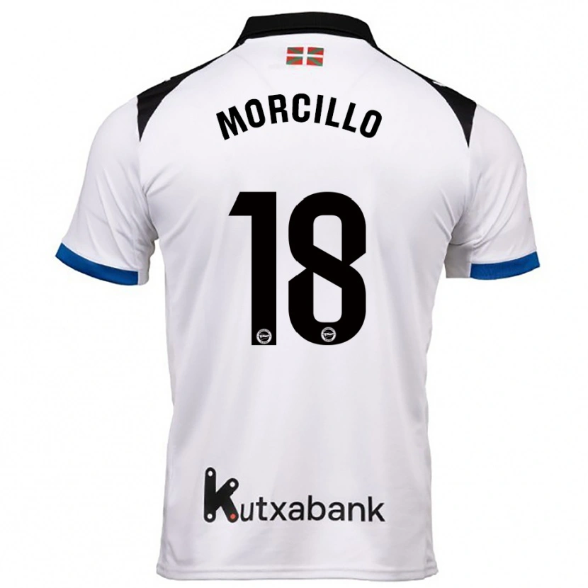 Danxen Men Diego Morcillo #18 White Blue Away Jersey 2025/26 T-Shirt
