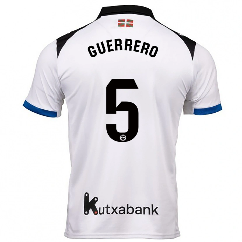 Danxen Men Ángel Guerrero #5 White Blue Away Jersey 2025/26 T-Shirt