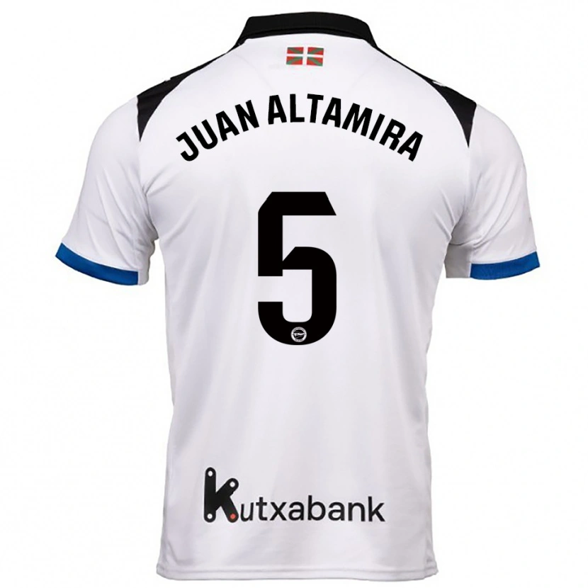 Danxen Men Ines Juan Altamira #5 White Blue Away Jersey 2025/26 T-Shirt