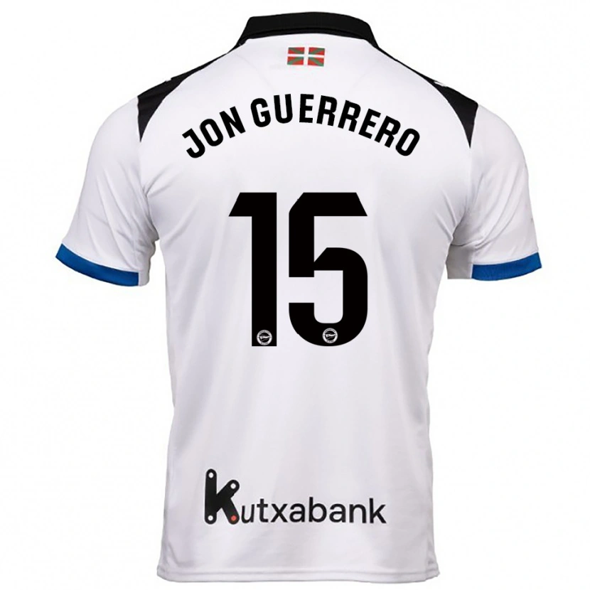 Danxen Men Julen Jon Guerrero #15 White Blue Away Jersey 2025/26 T-Shirt