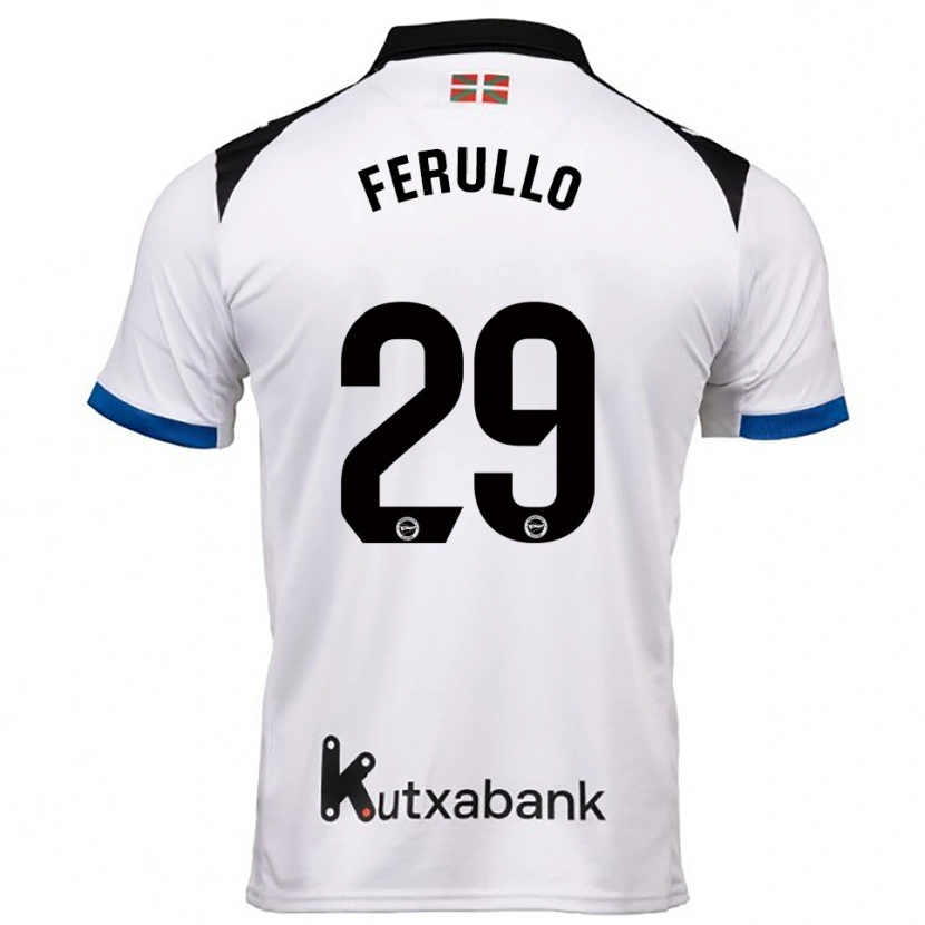 Danxen Men Flavio Ferullo #29 White Blue Away Jersey 2025/26 T-Shirt