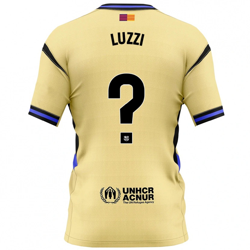 Danxen Men Fabian Luzzi #0 Yellow Black Away Jersey 2025/26 T-Shirt