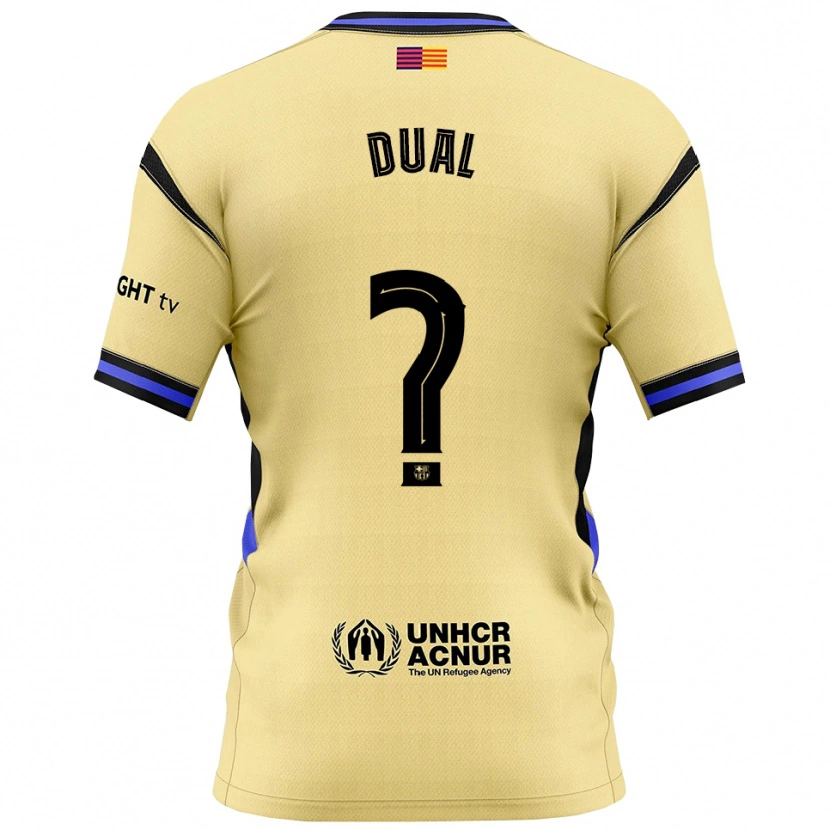 Danxen Men Wesley Dual #0 Yellow Black Away Jersey 2025/26 T-Shirt