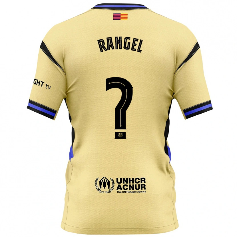 Danxen Men Héctor Rangel #0 Yellow Black Away Jersey 2025/26 T-Shirt