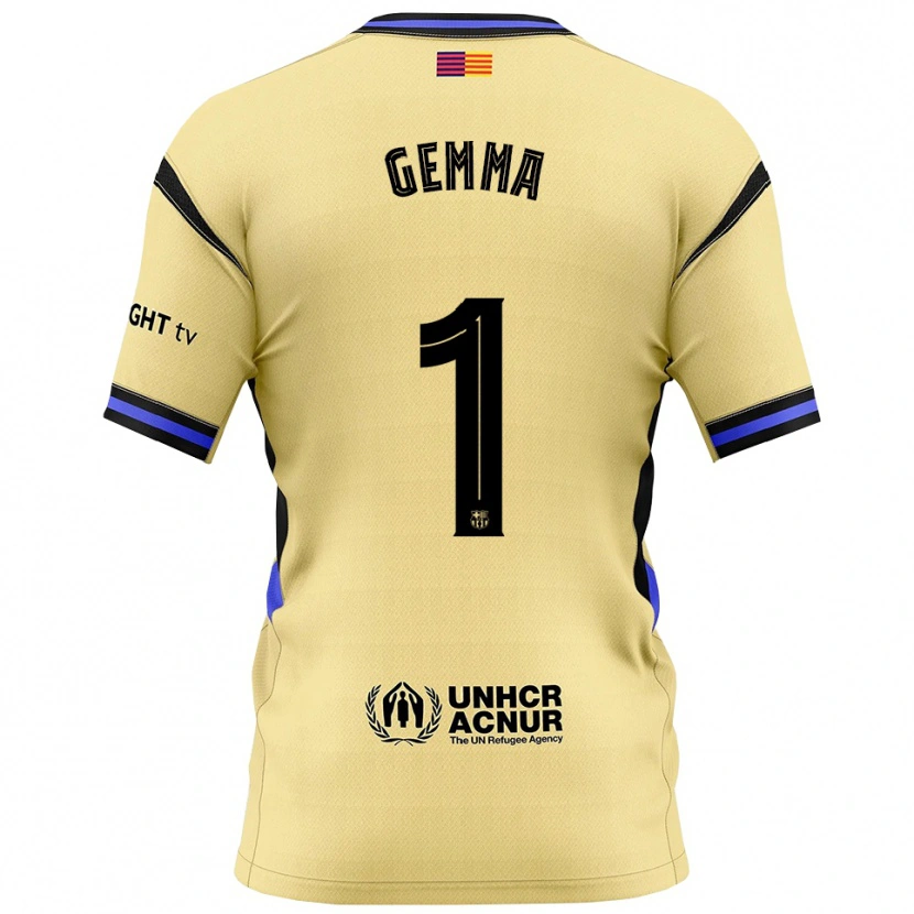 Danxen Men Gemma Font #1 Yellow Black Away Jersey 2025/26 T-Shirt