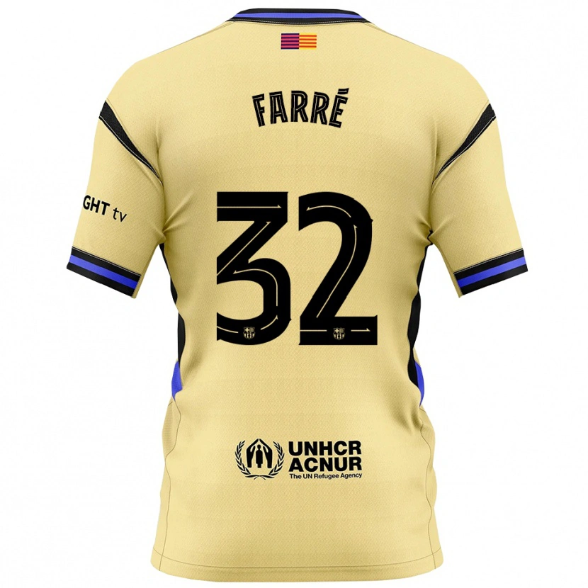 Danxen Men Landry Farré #32 Yellow Black Away Jersey 2025/26 T-Shirt