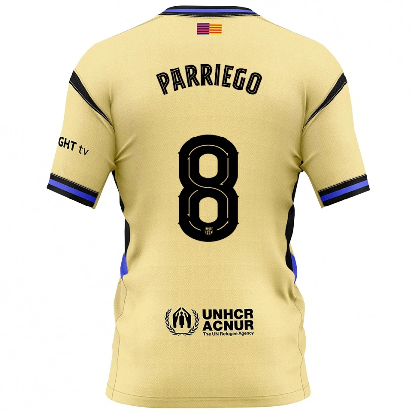 Danxen Men Marcos Parriego #8 Yellow Black Away Jersey 2025/26 T-Shirt
