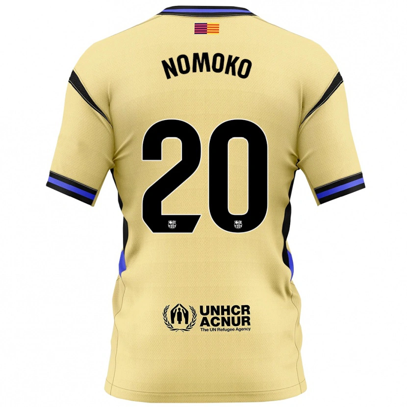Danxen Men Sama Nomoko #20 Yellow Black Away Jersey 2025/26 T-Shirt