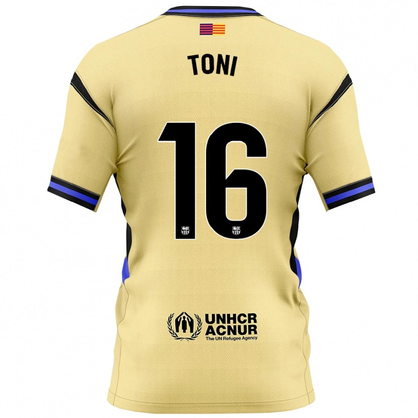 Danxen Men Toni Fernández #16 Yellow Black Away Jersey 2025/26 T-Shirt