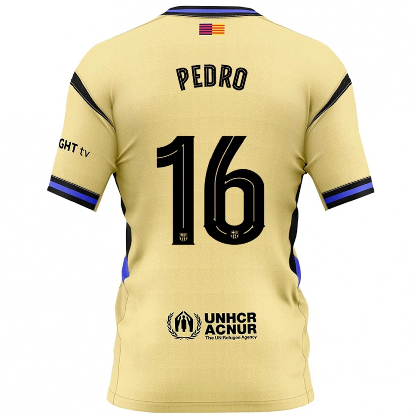 Danxen Men Pedro Rodríguez #16 Yellow Black Away Jersey 2025/26 T-Shirt