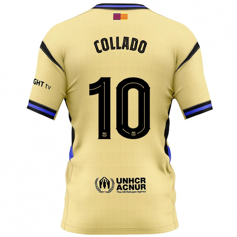 Danxen Men Alex Collado #10 Yellow Black Away Jersey 2025/26 T-Shirt