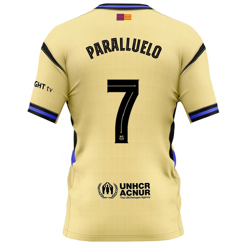 Danxen Men Salma Paralluelo #7 Yellow Black Away Jersey 2025/26 T-Shirt