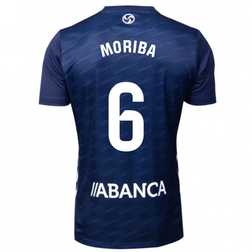 Danxen Men Ilaix Moriba #6 Navy White Away Jersey 2025/26 T-Shirt