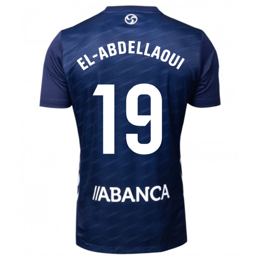 Danxen Men Jones El-Abdellaoui #19 Navy White Away Jersey 2025/26 T-Shirt
