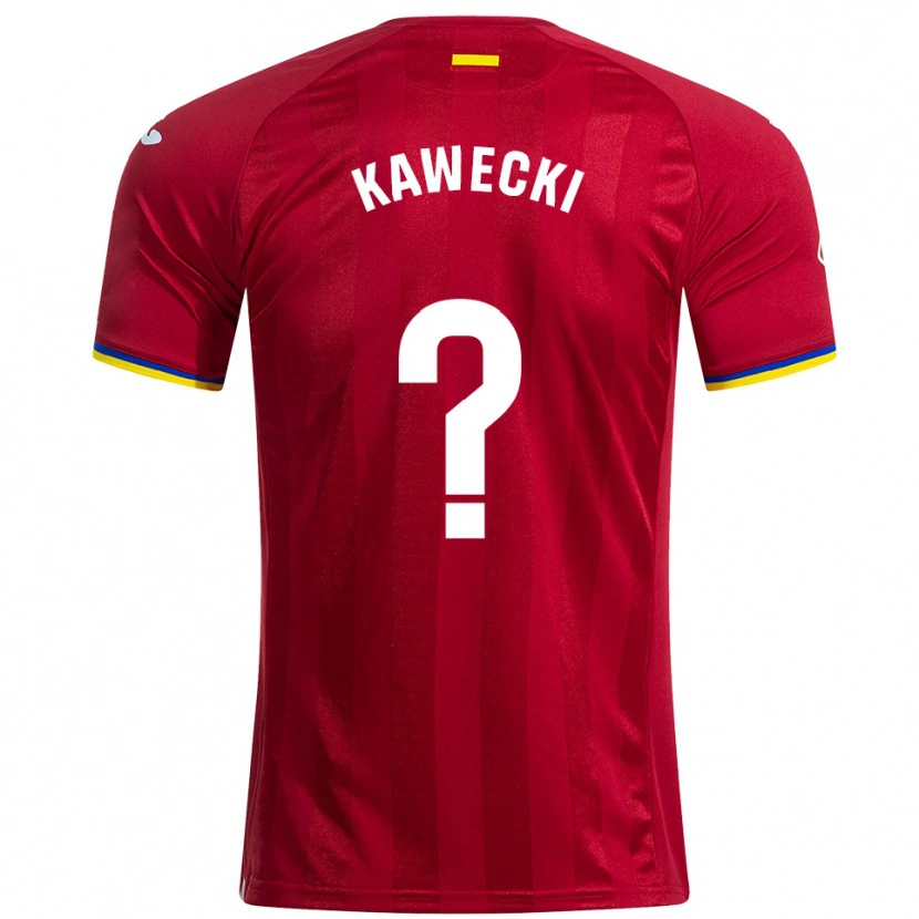 Danxen Men Luis Kawecki #0 Red Yellow Blue Away Jersey 2025/26 T-Shirt