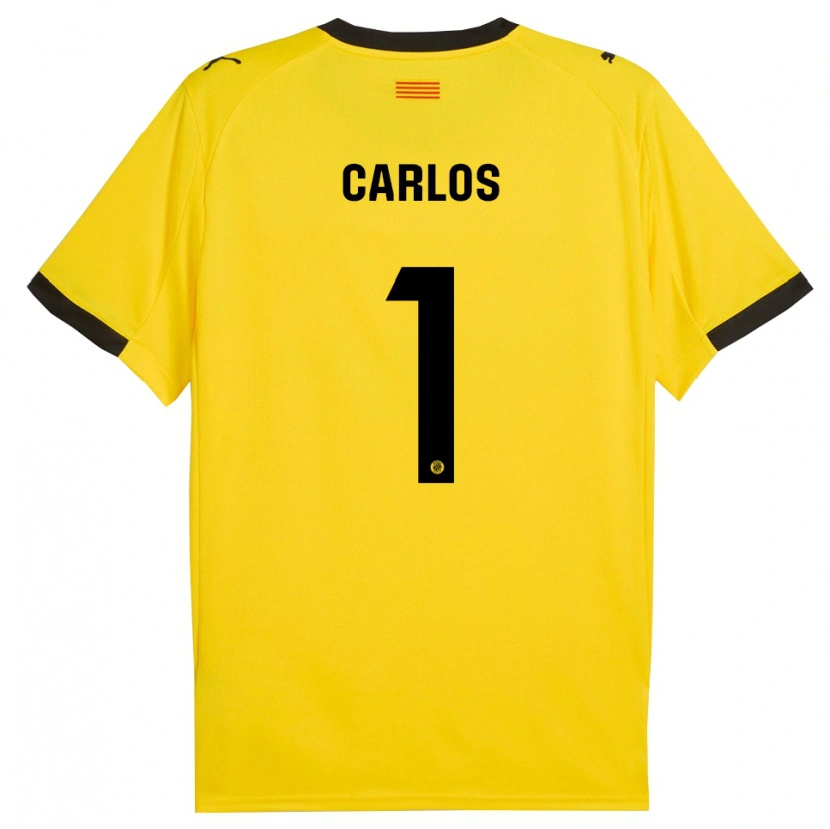Danxen Men Juan Carlos #1 Yellow Black Away Jersey 2025/26 T-Shirt