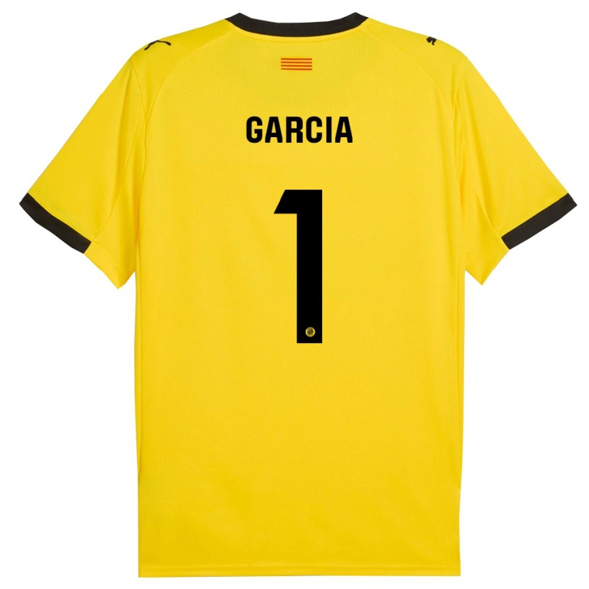 Danxen Men Lucas García #1 Yellow Black Away Jersey 2025/26 T-Shirt