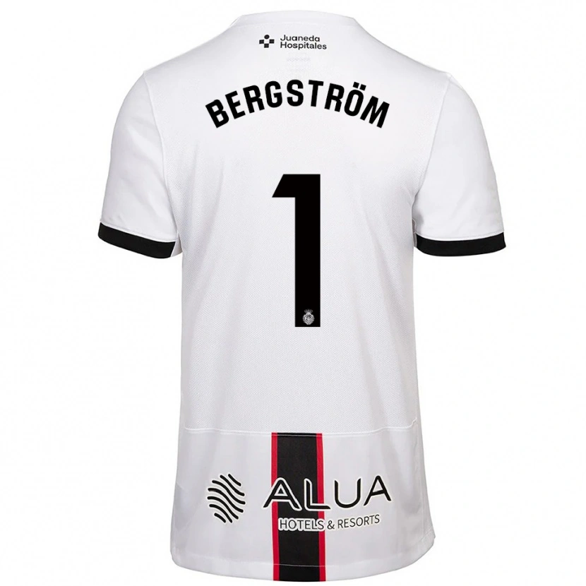 Danxen Men Lucas Bergström #1 White Black Away Jersey 2025/26 T-Shirt