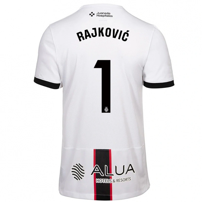 Danxen Men Predrag Rajkovic #1 White Black Away Jersey 2025/26 T-Shirt