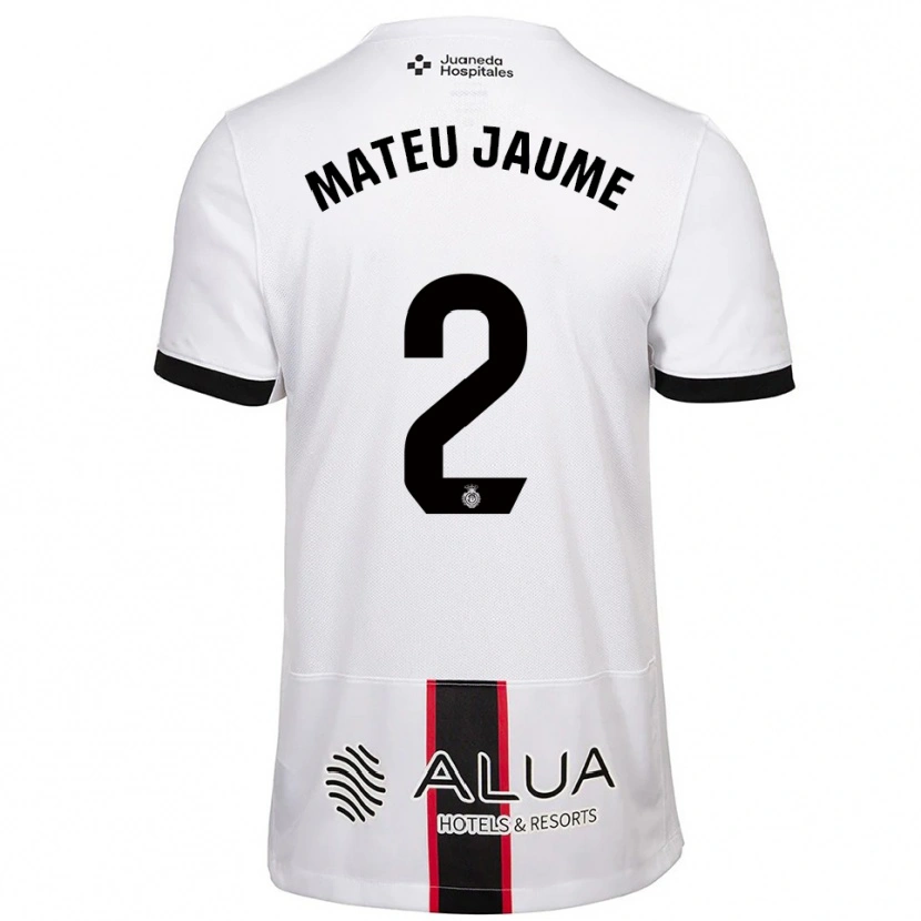 Danxen Men Mateu Morey #2 White Black Away Jersey 2025/26 T-Shirt