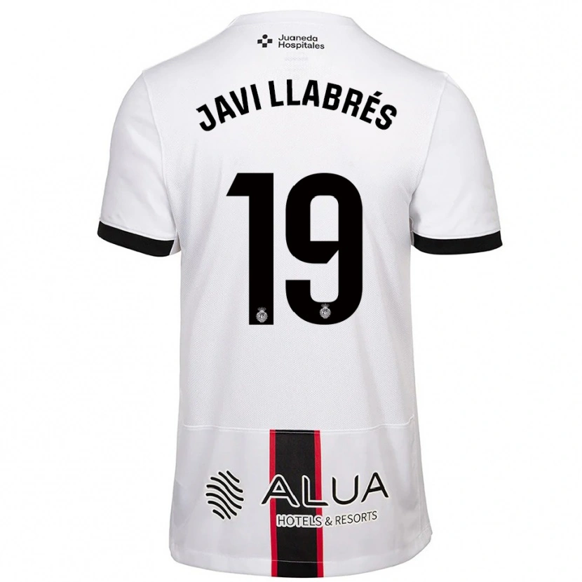 Danxen Men Javi Llabrés #19 White Black Away Jersey 2025/26 T-Shirt
