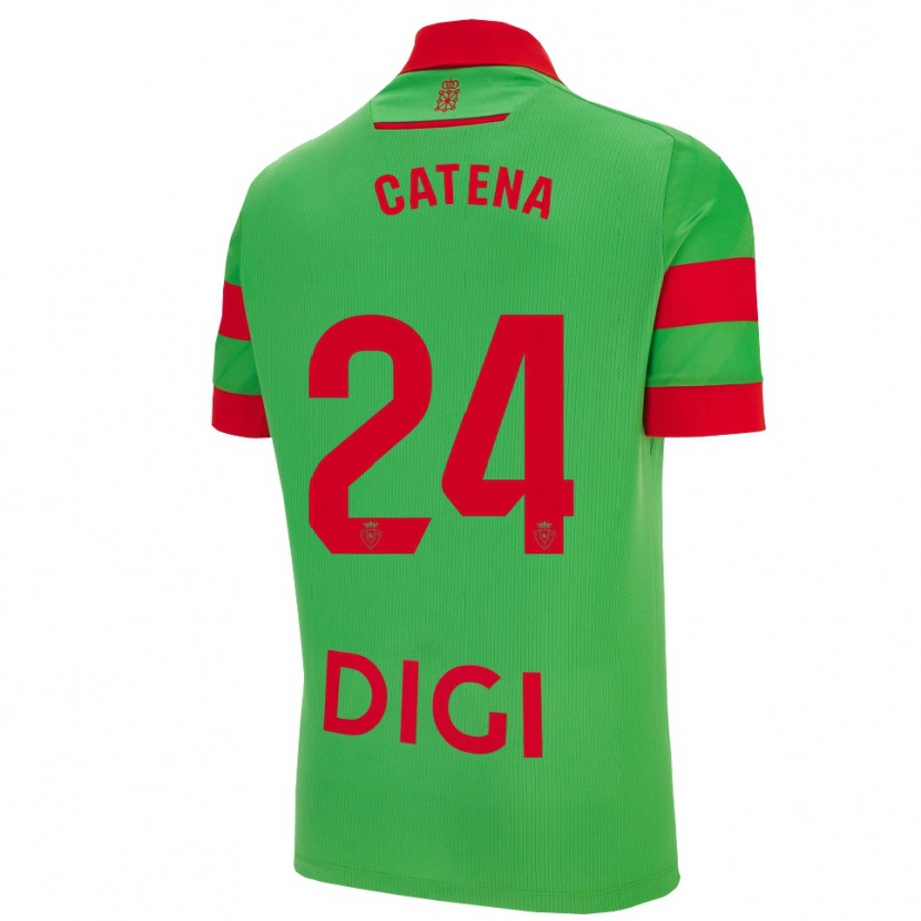 Danxen Men Alejandro Catena #24 Green Red Away Jersey 2025/26 T-Shirt