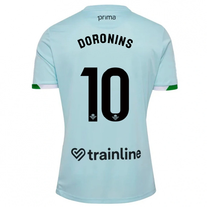 Danxen Men Nikita Doronins #10 Sky Blue Green Away Jersey 2025/26 T-Shirt