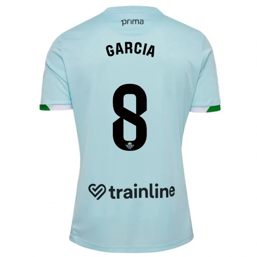 Danxen Men Naima García #8 Sky Blue Green Away Jersey 2025/26 T-Shirt