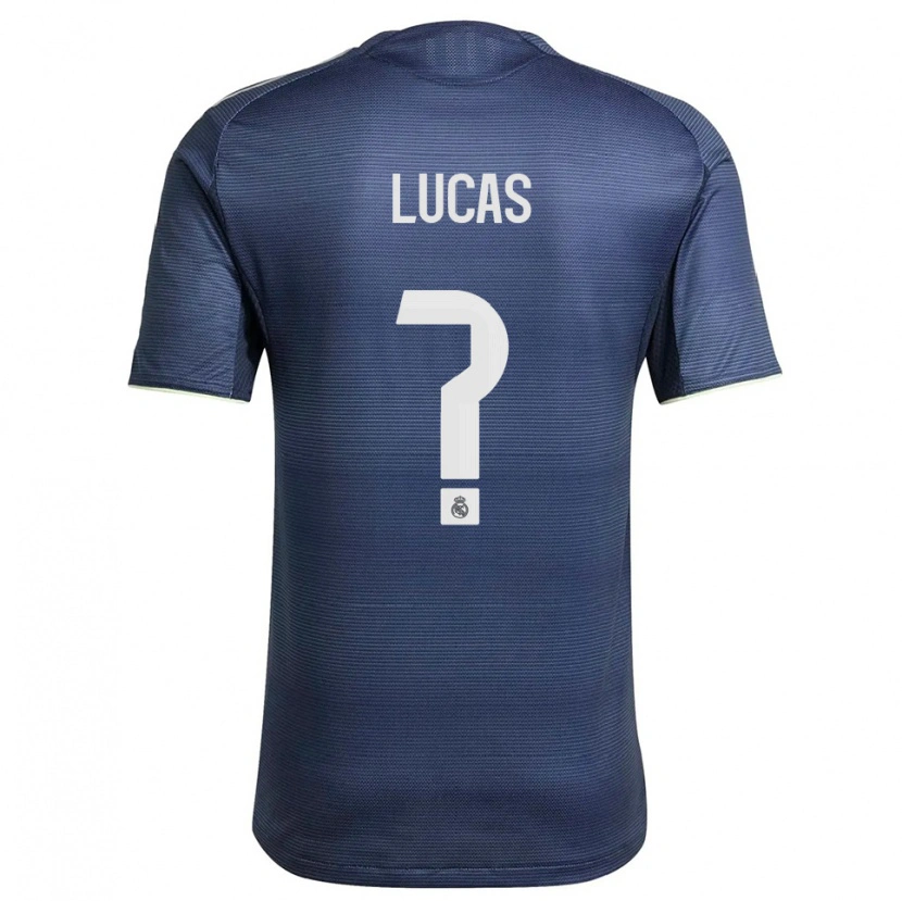 Danxen Men Nestor Lucas #0 Navy Silver Away Jersey 2025/26 T-Shirt