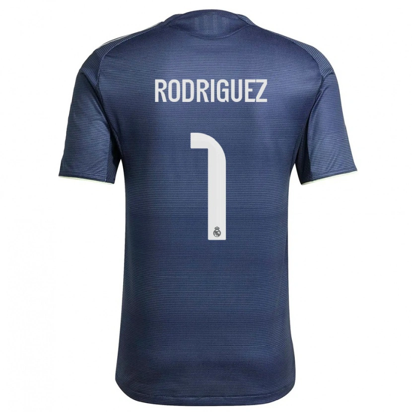 Danxen Men Misa Rodriguez #1 Navy Silver Away Jersey 2025/26 T-Shirt