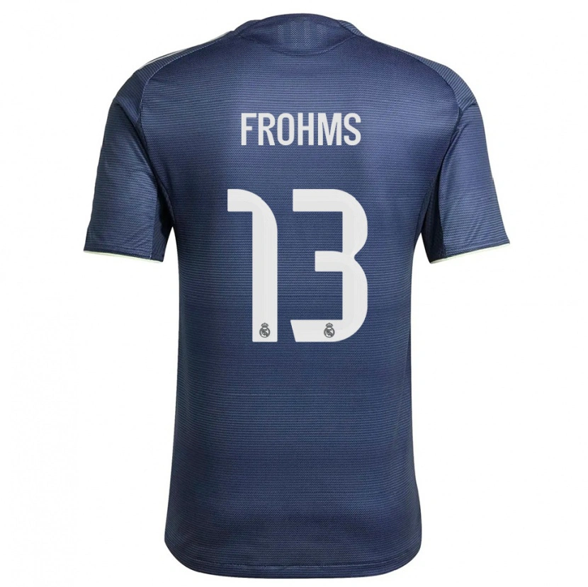 Danxen Men Merle Frohms #13 Navy Silver Away Jersey 2025/26 T-Shirt