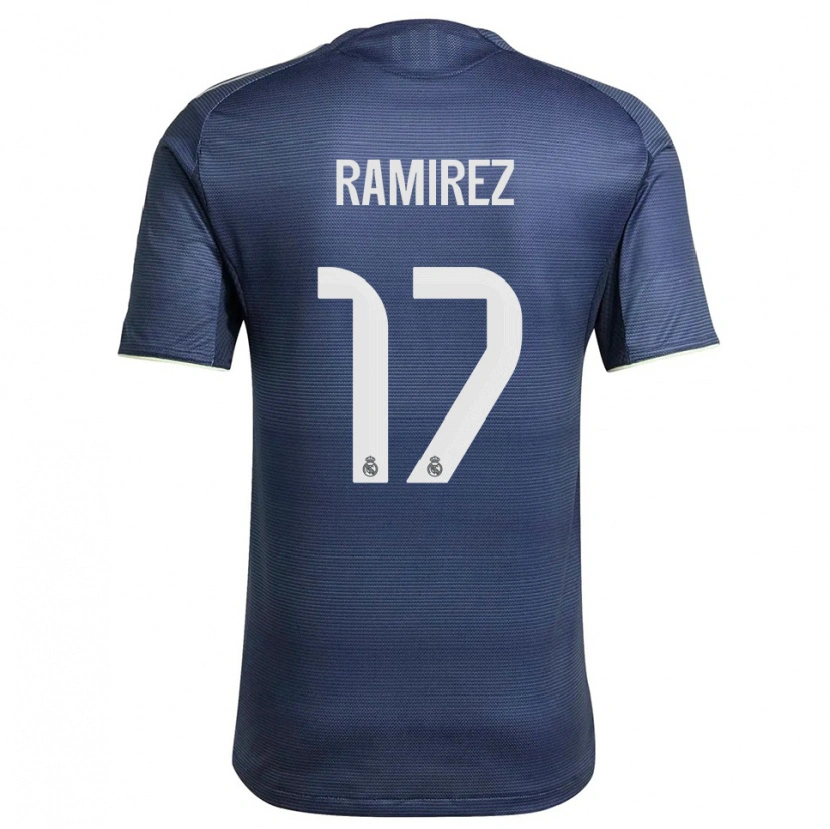 Danxen Men Darío Ramírez #17 Navy Silver Away Jersey 2025/26 T-Shirt