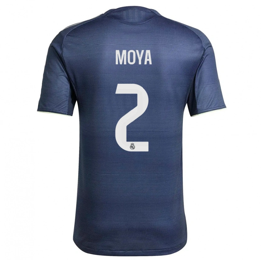 Danxen Men Alejandro Moya #2 Navy Silver Away Jersey 2025/26 T-Shirt