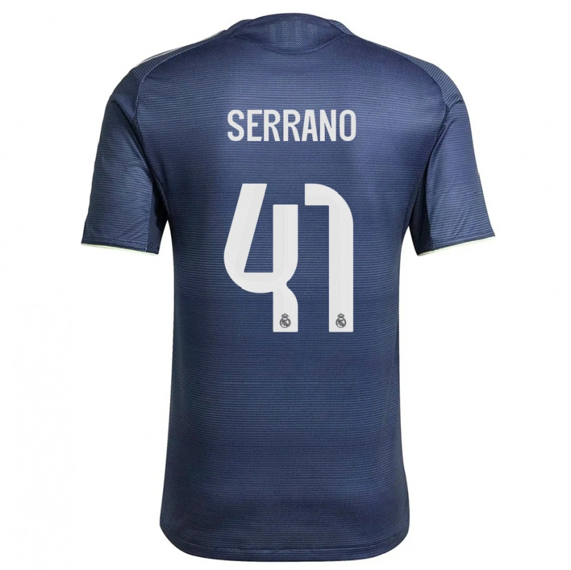 Danxen Men Manu Serrano #41 Navy Silver Away Jersey 2025/26 T-Shirt