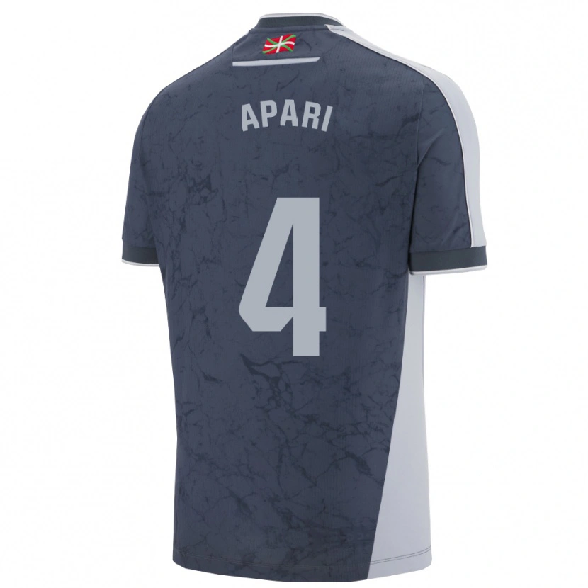 Danxen Men Nahia Aparicio #4 Dark Blue White Away Jersey 2025/26 T-Shirt