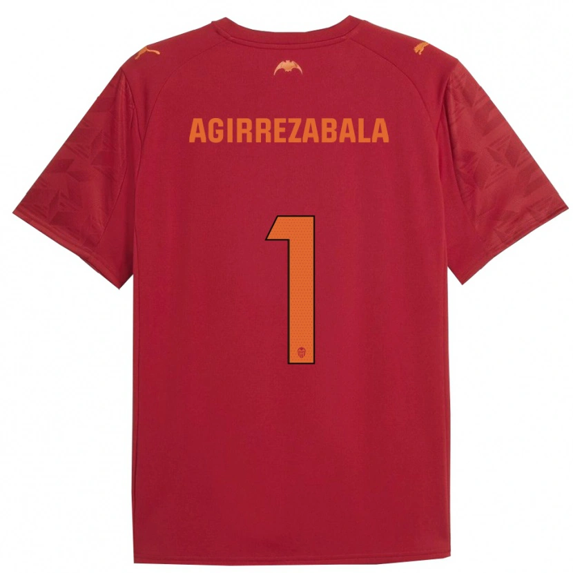 Danxen Men Julen Agirrezabala #1 Red Orange Away Jersey 2025/26 T-Shirt
