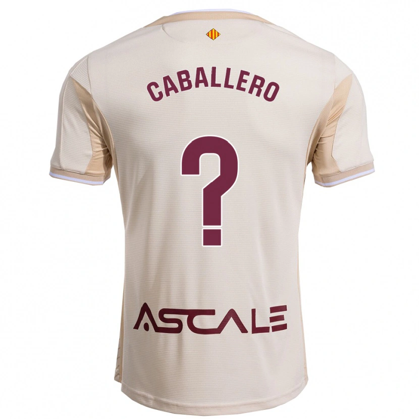 Danxen Men Jesús Caballero #0 Off-White Burgundy Away Jersey 2025/26 T-Shirt