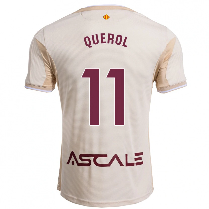 Danxen Men Marta Querol Gil #11 Off-White Burgundy Away Jersey 2025/26 T-Shirt