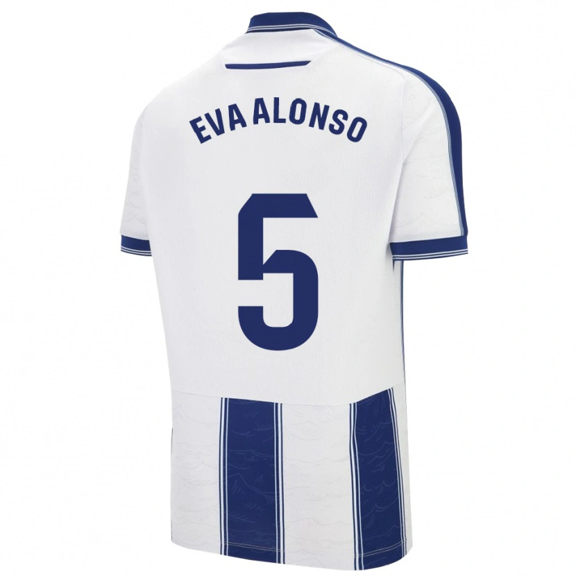 Danxen Men Eva Alonso #5 Navy White Away Jersey 2025/26 T-Shirt
