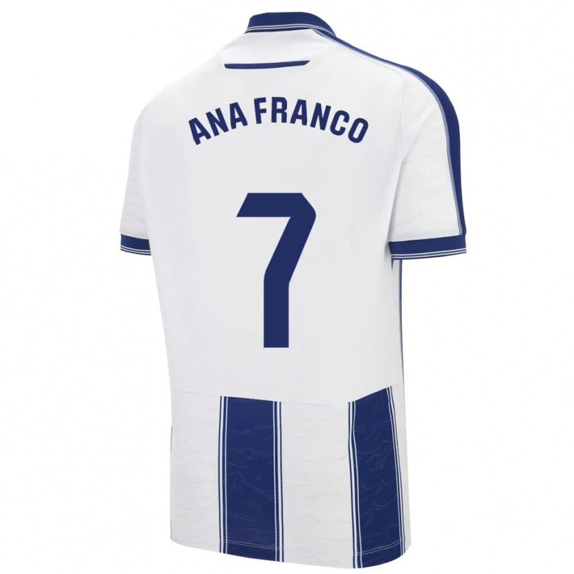 Danxen Men Ana Franco #7 Navy White Away Jersey 2025/26 T-Shirt