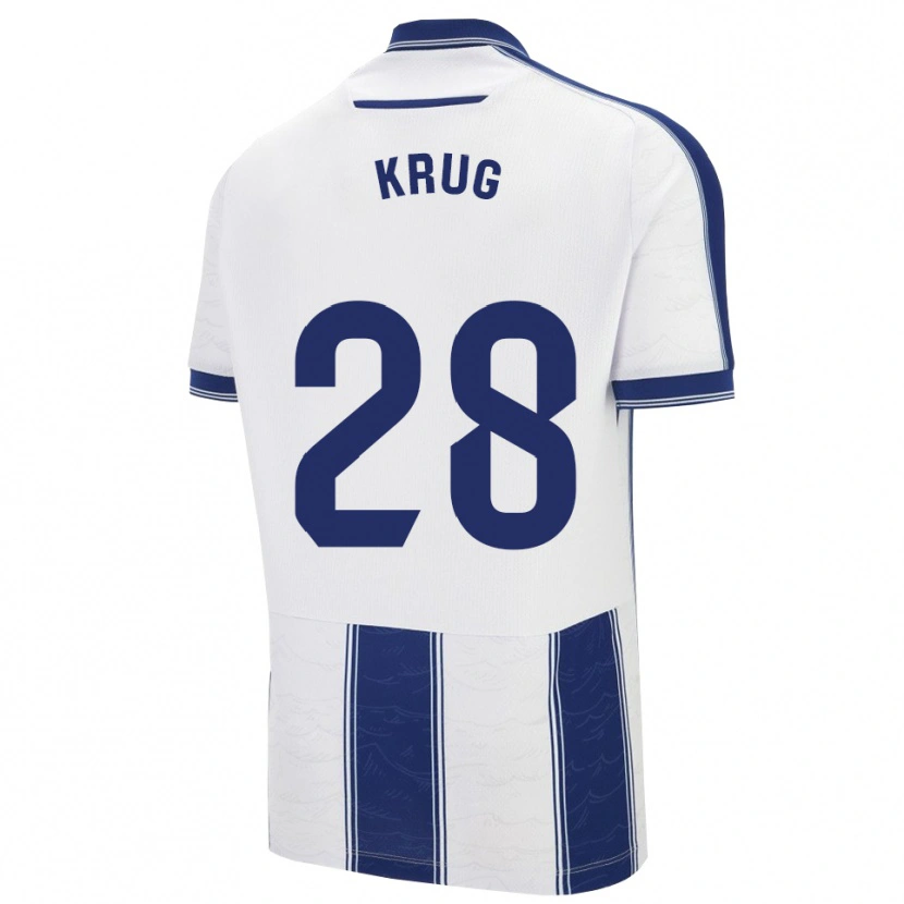 Danxen Men Martín Krug #28 Navy White Away Jersey 2025/26 T-Shirt