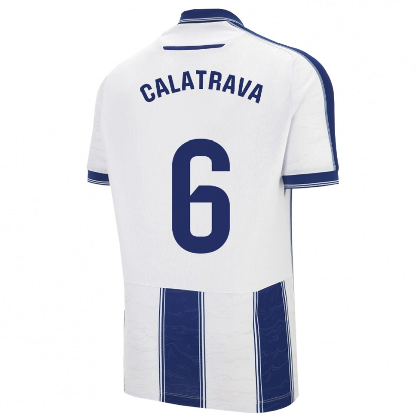 Danxen Men Alberto Calatrava #6 Navy White Away Jersey 2025/26 T-Shirt