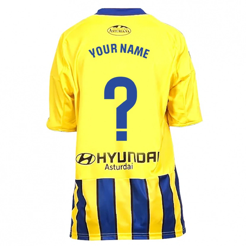 Danxen Men Your Name #0 Yellow Blue Away Jersey 2025/26 T-Shirt