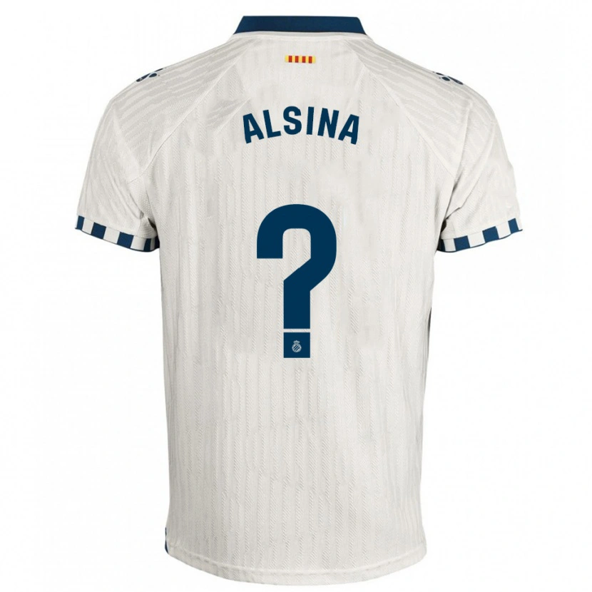 Danxen Men Joel Alsina #0 White Blue Away Jersey 2025/26 T-Shirt