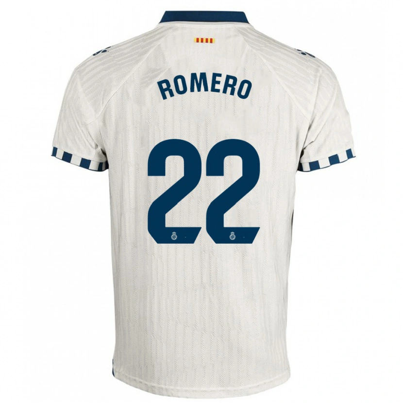 Danxen Men Carlos Romero #22 White Blue Away Jersey 2025/26 T-Shirt