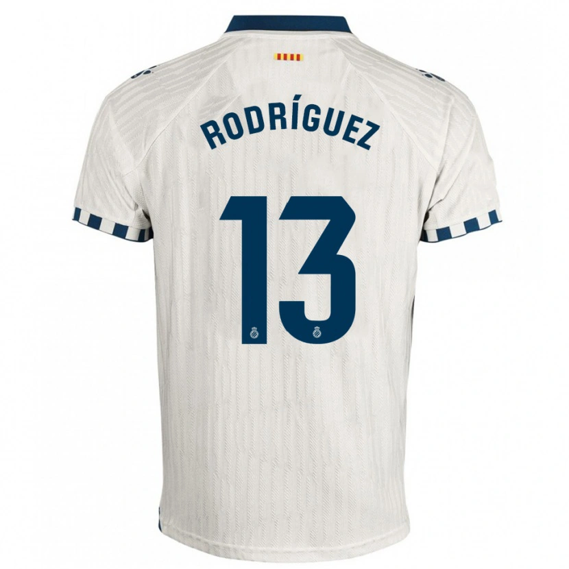 Danxen Men Joel Rodríguez #13 White Blue Away Jersey 2025/26 T-Shirt