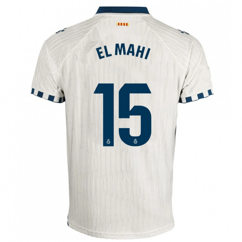 Danxen Men Mohamed El Mahi #15 White Blue Away Jersey 2025/26 T-Shirt