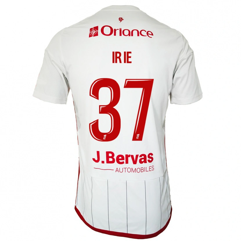 Danxen Men Paris Irie #37 White Red Away Jersey 2025/26 T-Shirt