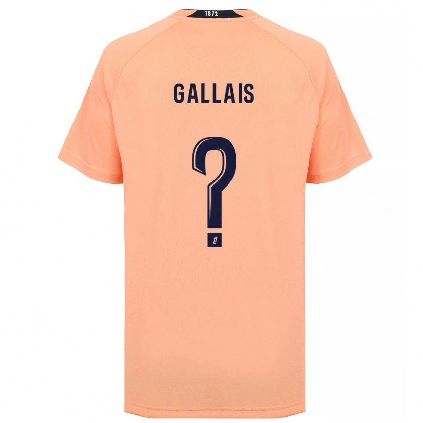 Danxen Men Thaïs Gallais #0 Orange Navy Away Jersey 2025/26 T-Shirt