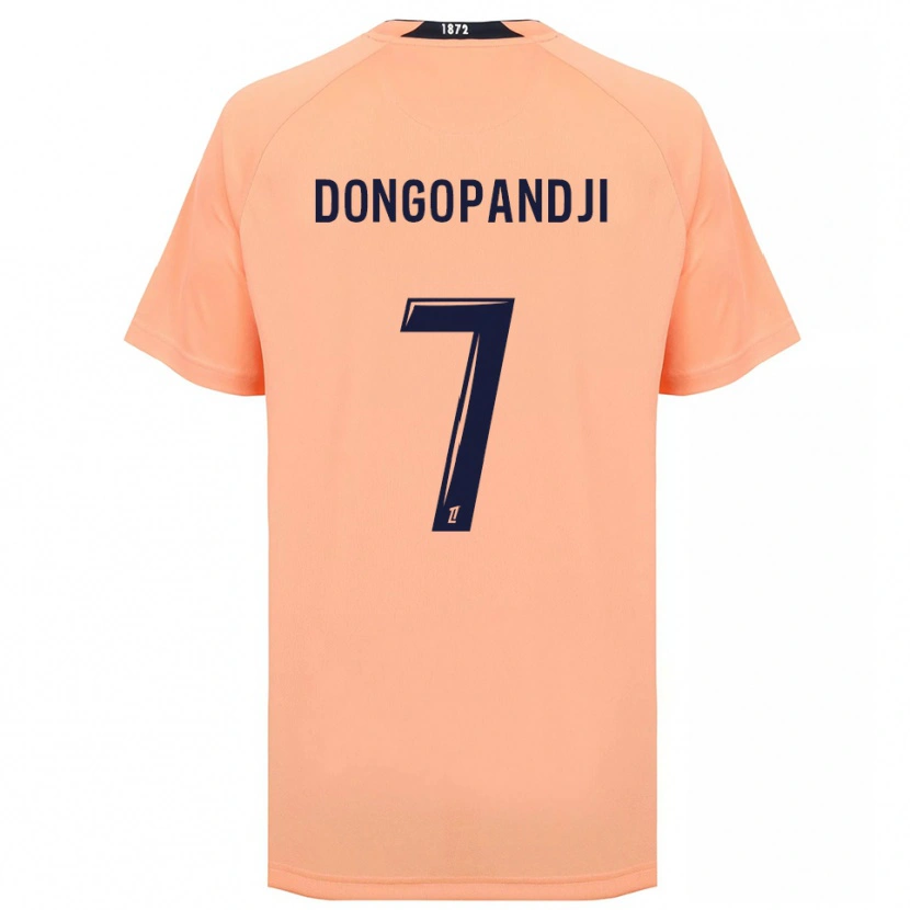 Danxen Men Hakim Dongopandji #7 Orange Navy Away Jersey 2025/26 T-Shirt
